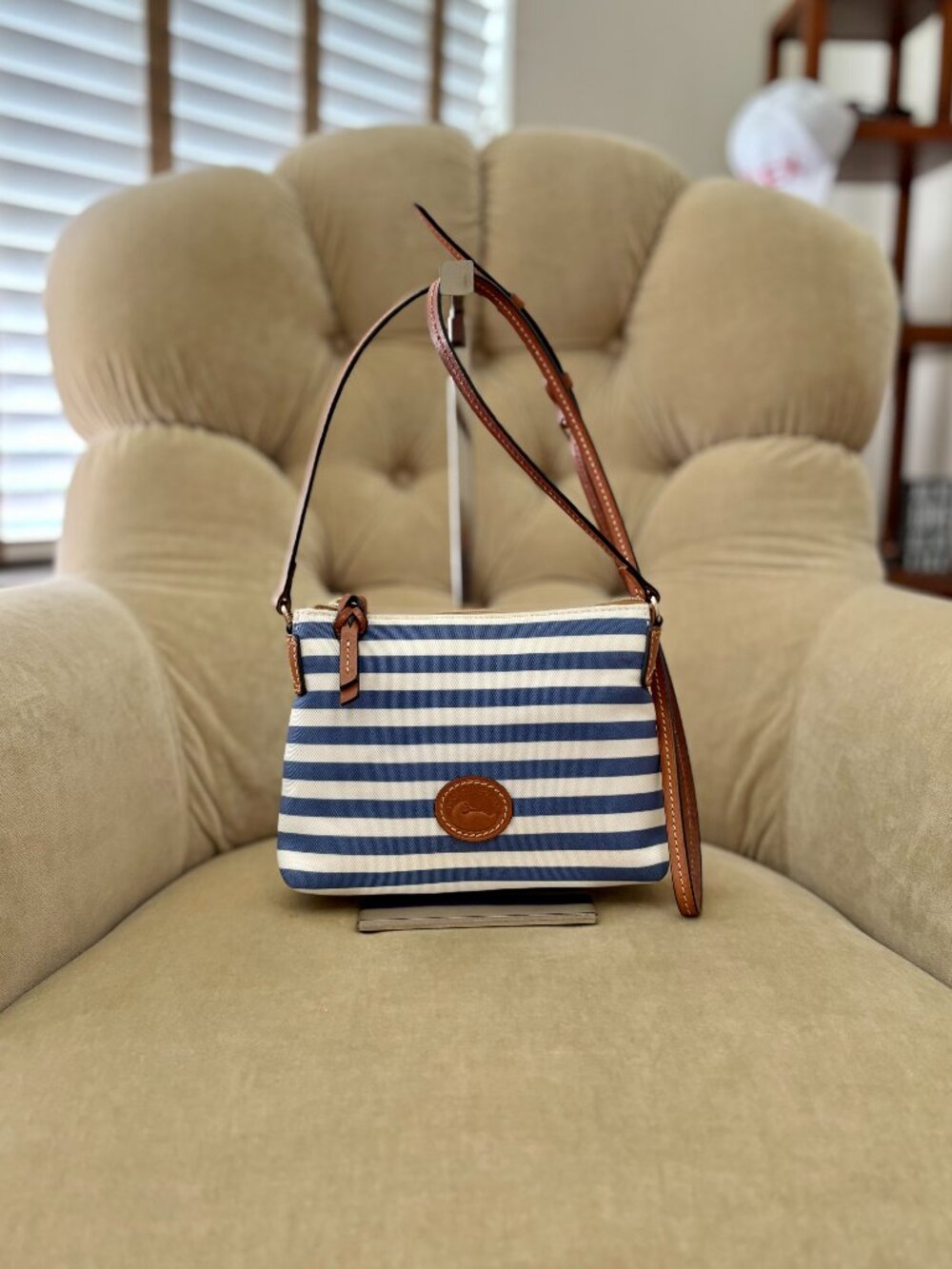 Auth. DOONEY & BOURKE Iconic Sena Sullivan Pouchette Crossbody Bag